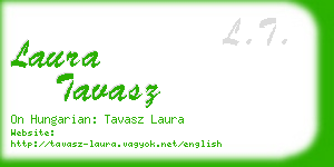 laura tavasz business card